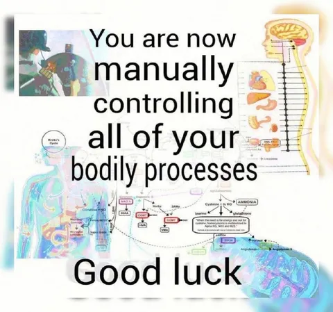 You Are Now Manually Controlling Your Body