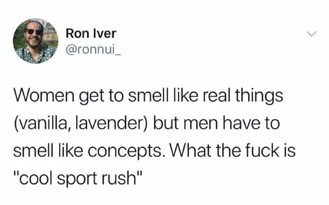 Men Smell Like Concepts
