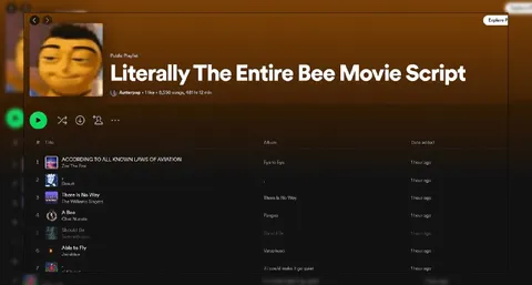 Entire Bee Movie Script Playlist