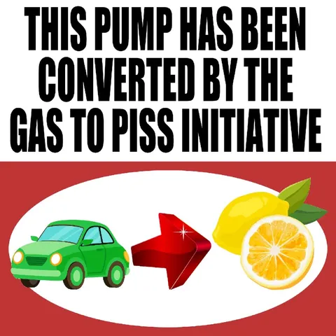 Gas to Piss Initiative Pump