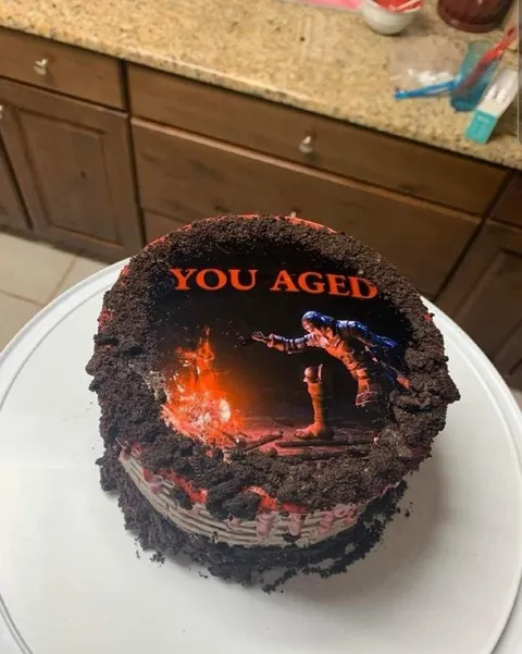 You Aged Mortal Kombat Cake