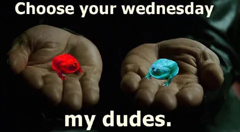 Choose Your Wednesday, My Dudes