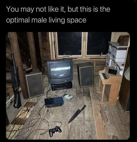 Optimal Male Living Space