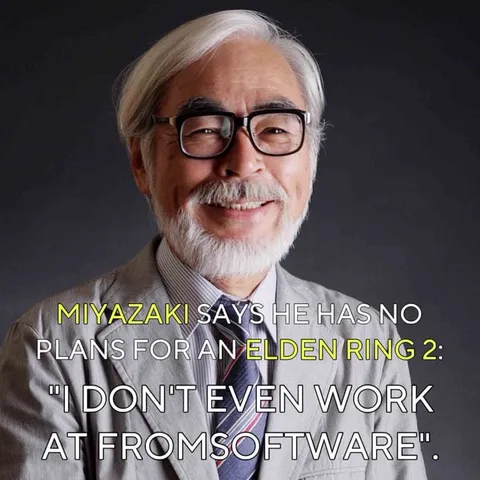 Miyazaki Has No Elden Ring Plans
