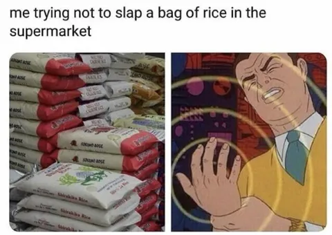 Trying Not to Slap the Rice