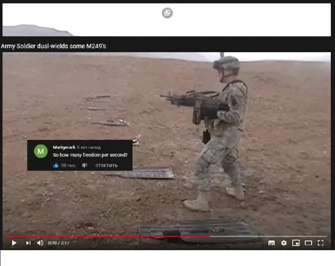 Dual-Wielding Soldier Fires Freedom
