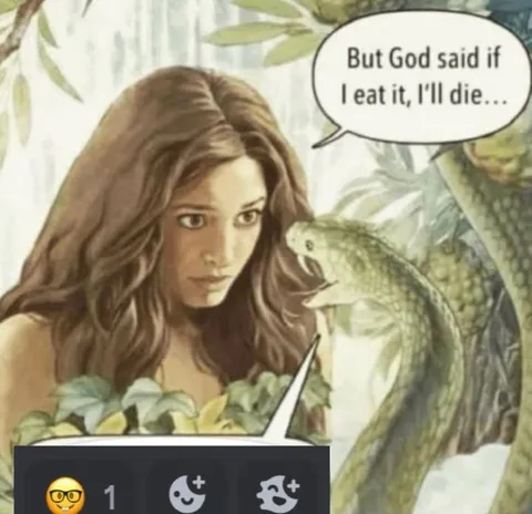Eve Refuses the Forbidden Fruit