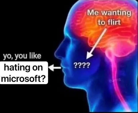 Wanting to Flirt, Hating Microsoft