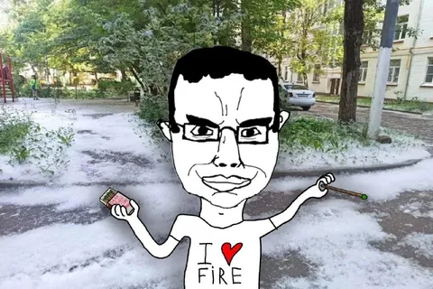 I Love Fire Cartoon