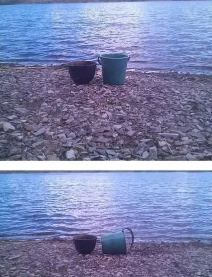 Ведро не выдержало