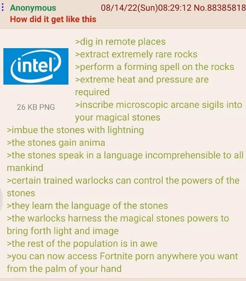 Intel Stones Create Fortnite Porn