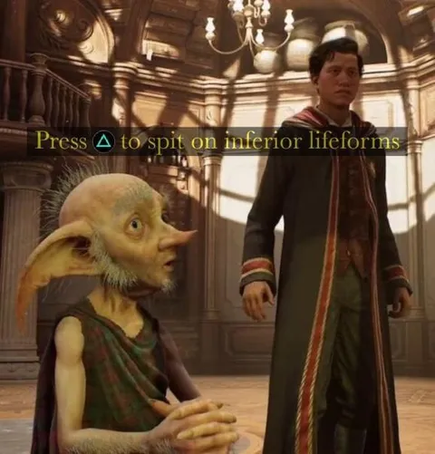 Press Triangle to Spit