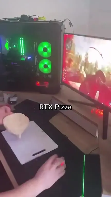 RTX Pizza Gaming Setup