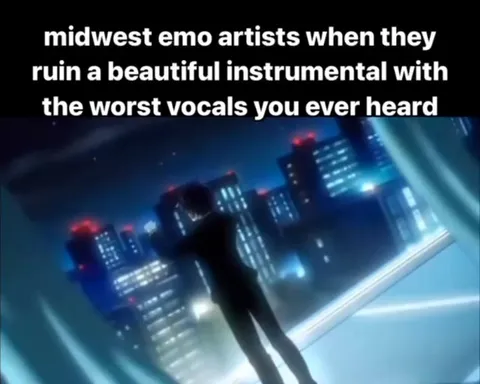 Midwest emo vocals ruin everything