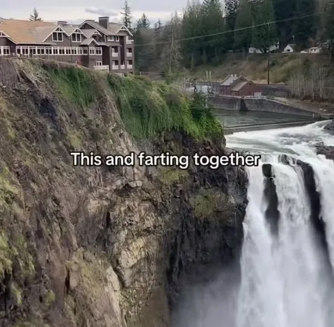 Waterfall and Farting Together