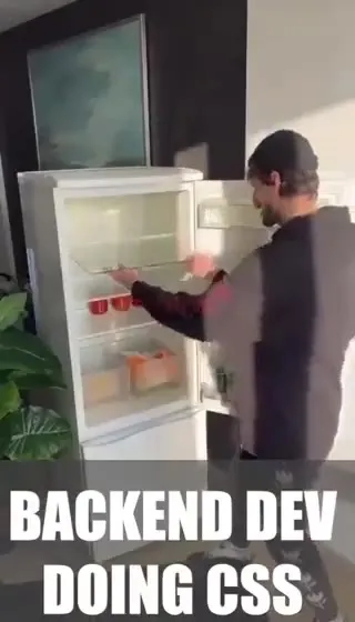 Backend Developer Doing CSS