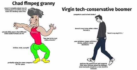 Chad FFmpeg Granny vs Boomer