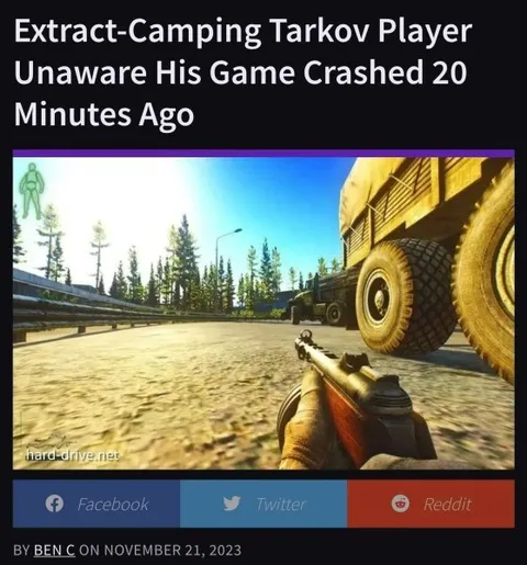 Extract-Camping Tarkov Player