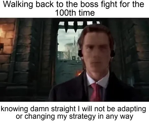 Walking Back to the Boss Fight Again
