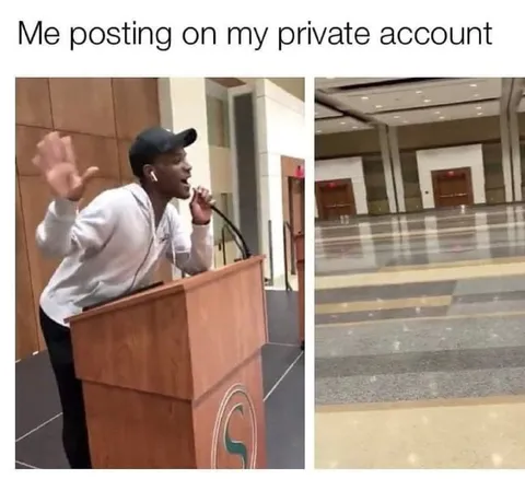 Posting on My Private Account