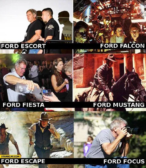Harrison Ford Car Models