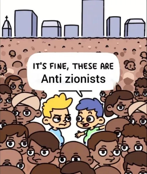 Anti-Zionists in the Crowd