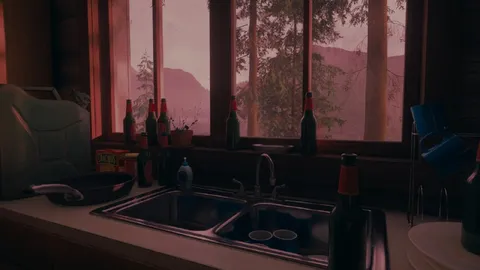 Грязная кухня в Alan Wake 2