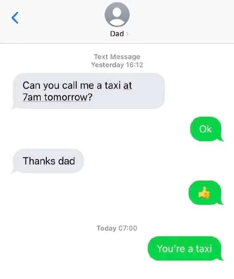 You're a Taxi Dad