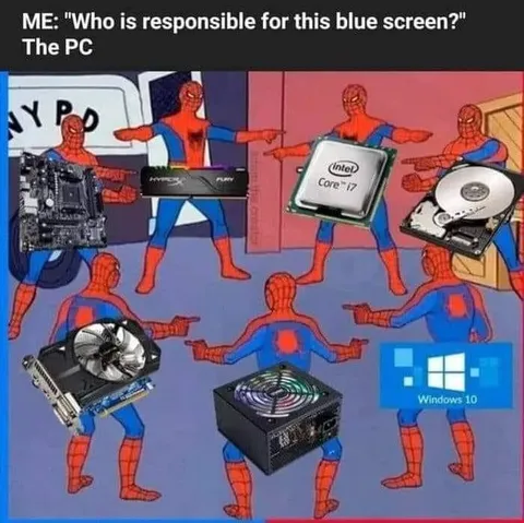 Who Caused the Blue Screen