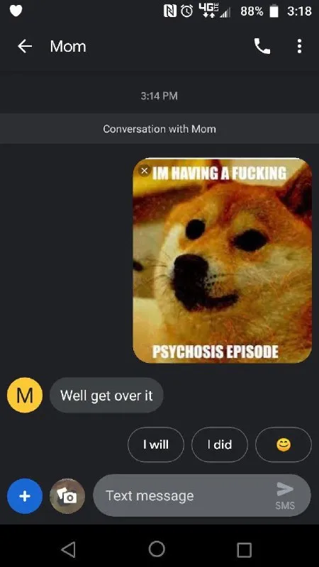 Mom Says Get Over It