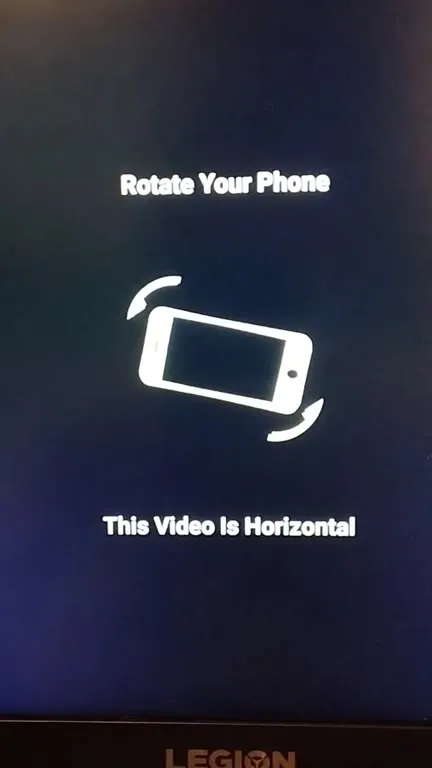Rotate Your Phone Video