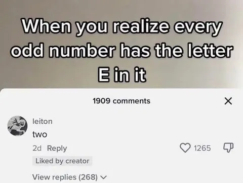 Every Odd Number Has E