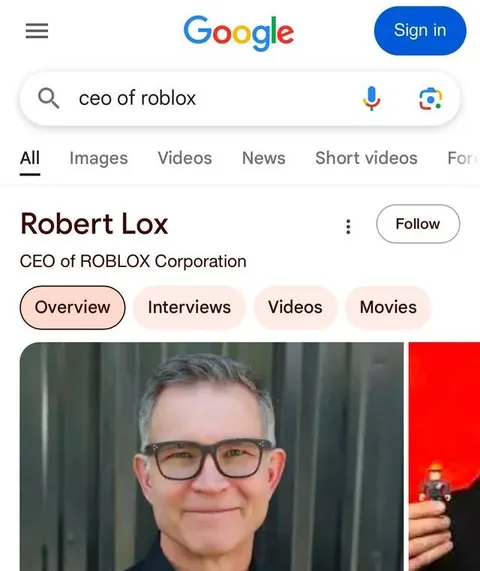 CEO of Roblox Becomes Robert Lox
