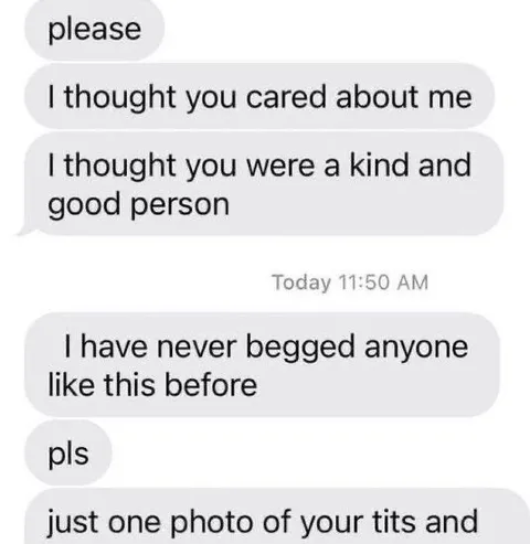 Begging for One Photo