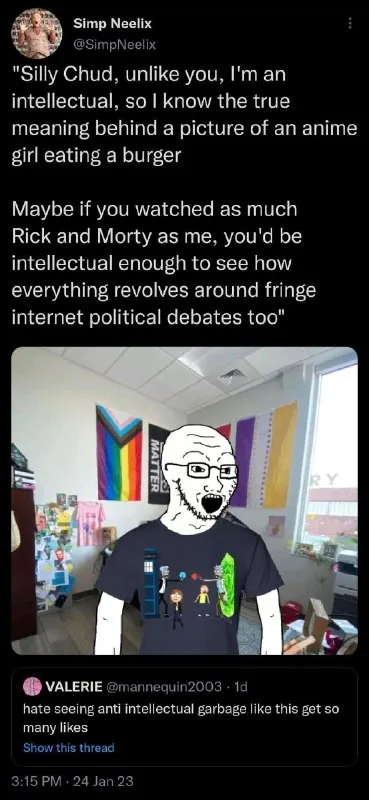 Silly Chud Intellectual Debate