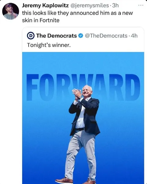 Biden Announced as a Fortnite Skin