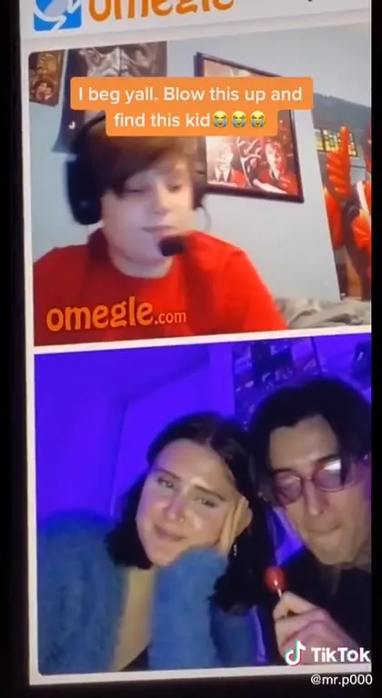 Omegle Kid Makes Them Laugh