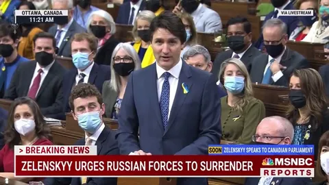 Canadian Parliament Applauds Zelenskyy