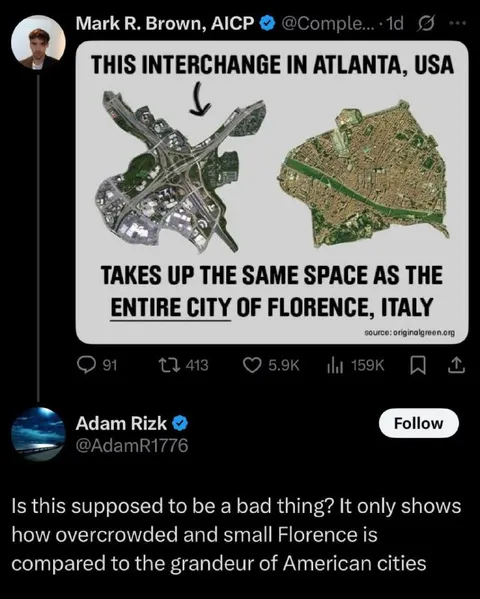 Atlanta Interchange Compared to Florence
