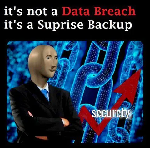 Suprise Backup Data Breach