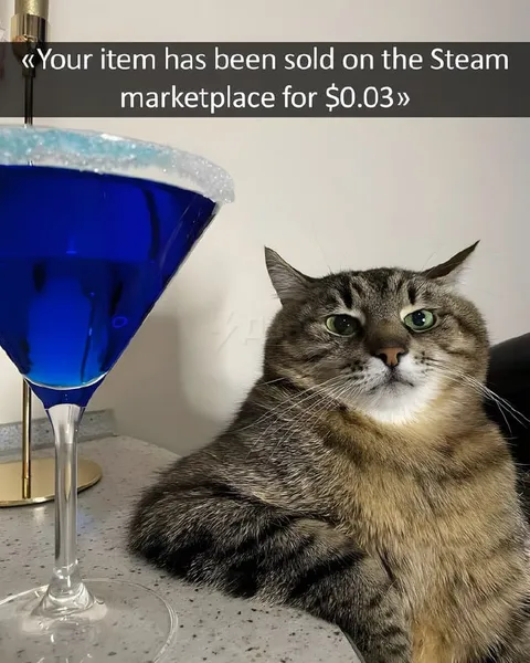 Sold on Steam for Three Cents