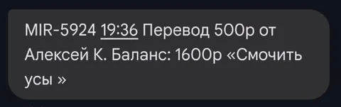 Перевод на смочить усы
