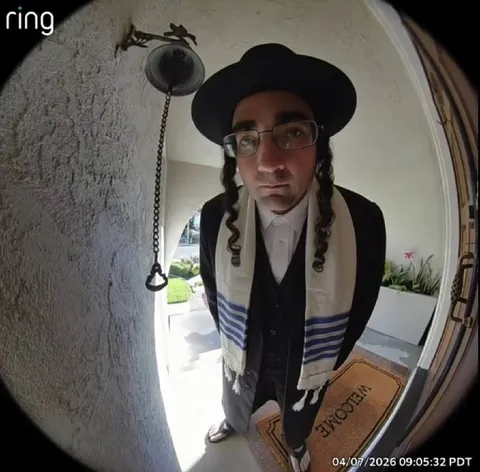 Orthodox Man at the Door