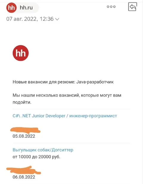 Вакансия для Java-разработчика