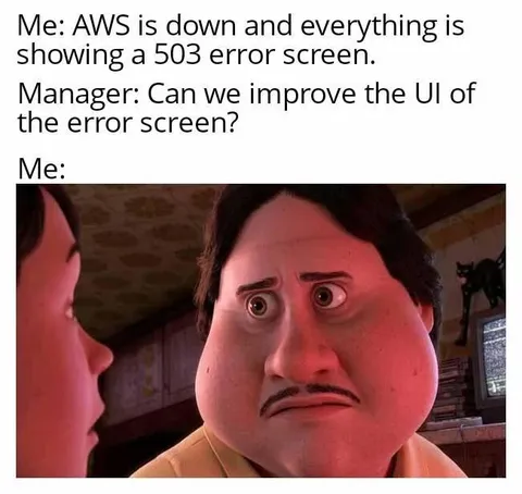 Manager Wants a Better Error Screen