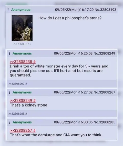 How to Get a Philosopher's Stone