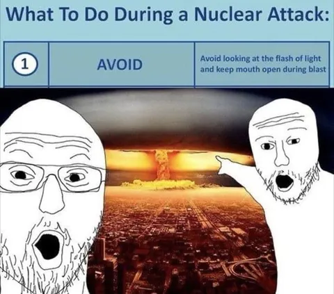 Wojaks Watch a Nuclear Blast