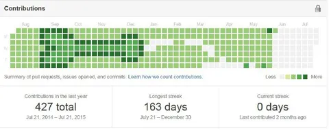 GitHub Contributions Suddenly Stopped