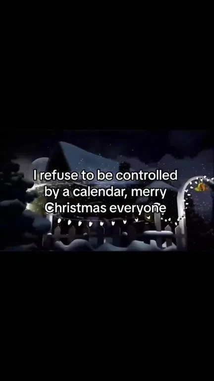 Christmas Cannot Control Me