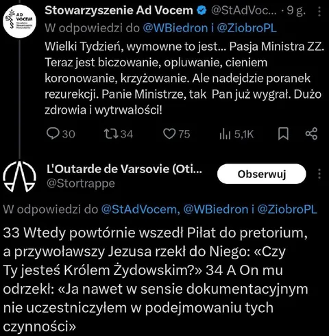 Piłat i głosowanie nad Trybunałem Stanu